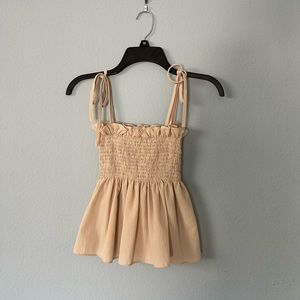 Adorable Cream Babydoll Top